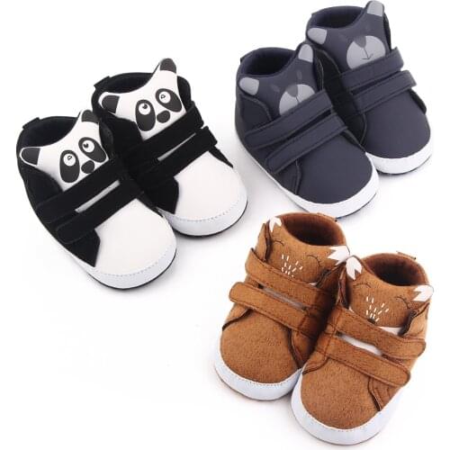 Baby Boy Shoes First Walkers Crib Soft Sole Shoes Sneakers Sports First Walker For 0-18month