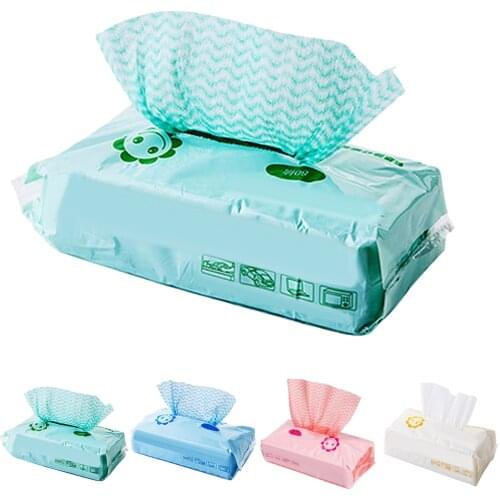 Kitchen Disposable Cleaning Towel Non Stick Dish Cloth Kitchen Cleaning Cloth Oil Wiping Rag Towel Bag Cloth Scouring