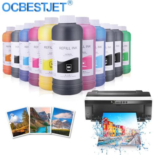 500ml/Bottle Pigment Ink Bottle For Epson L800 L805 XP230 XP235 R800 L1300 CX7300 CX8300 TX109 Refill Pigment Ink For Epson