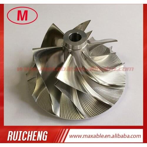 RHG7V 59.10/82.00mm 6+6 blades Turbocharger milling/aluminum 2618/billet compressor wheel for VXBW/VXBT/VXBZ