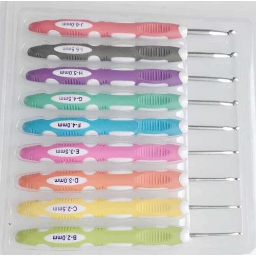 Hooks Needles Sewing Tools Sewing Needles Knitting Needles Weave Sewing Tools Crochet Hooks Knit Aluminium 9Pcs/Set Craft Yarn