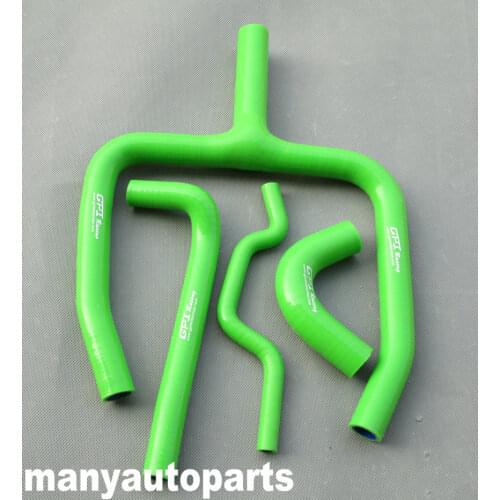 Silicone radiator Y hose FOR KAWASAKI KXF250 KX 250F KXF 250 09-13 10 11 12 2009 2010 2011 2012 2013 GREEN