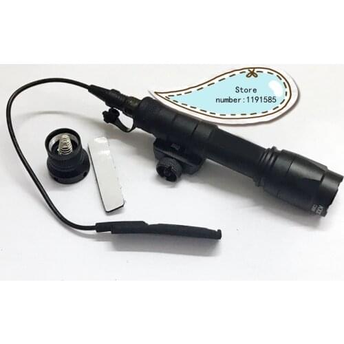 Tactical M600C Scout Light Rifle Weapon Flashlight LED Hunting Spotlight Constant and Momentary with Remote Pressure Switch