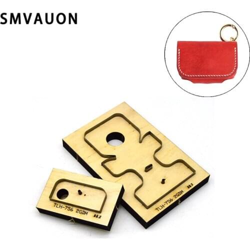 SMVAUON Wood die cutting DIY Leather bag wooden die cutting new wallet steel die leather bag suitable for die cutting machine