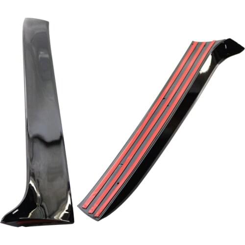 1 Pair Rear Roof ABS Window Side Spoiler Wing Custom Parts Car-Styling for VW Golf 7 R Variant Wagen Gloss Black