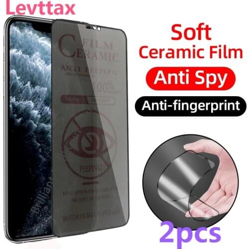 1pcs HD Ceramic Film For iphone 12 pro max Mini 11 Pro XS MAX X XR 6 7 8 Plus SE2020 Matte Soft Ceramic Privacy Screen Protector