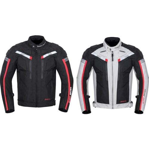 4XL Large Motorcycle Jacket Waterproof All-Weather Motocross Racing Cycle Gear Reflectors