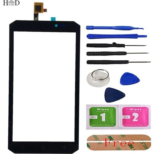 5.5'' Mobile Touch Screen For Poptel P9000 Max Touch Panel Screen Digtizer Replacement P9000Max Touch Glass Tools 3M Glue