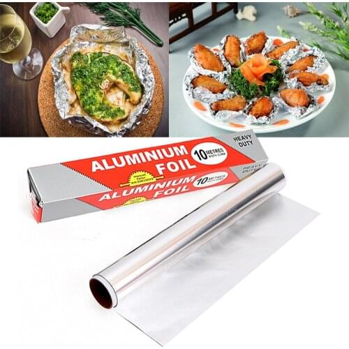 Barbecue Aluminum Foil Cooking Freezing Baking Food Wrap Storing Heavy Duty Tin Foil Grade barbecue tin foil Barbecue tools