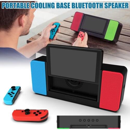 Bluetooth Portable Speaker Dock Speaker For Nintendo Switch Louder Volume Clear Stereo Sound 25 Hours Playing New