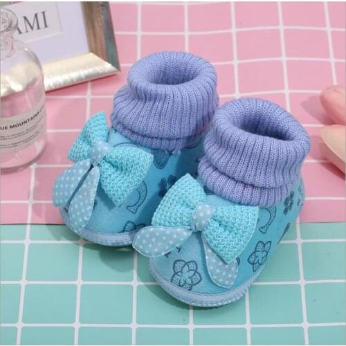 Summer Baby Girl Cloth Soft Sole Booties First Walkers Round Dot Prewalker Shoes With Bowknot Shoes