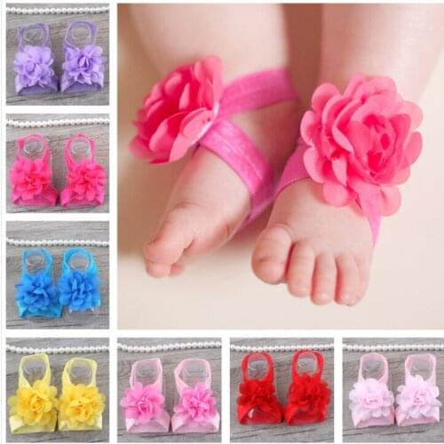 2020 Supreme Baby Girl Bowknot Footwear Children Kids Girls Floral Pretty Floral Cute Foot wears Photography Props Accessories