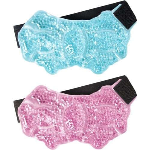 Reusable Ankle Brace Ice Pack for Hot or Cold Therapy Flexible Gel Bead Foot cold Pack Sport Injuries Pain Relief Ankle Support