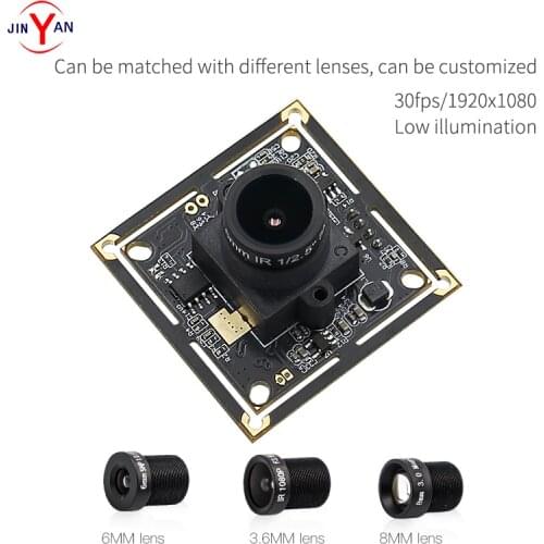 【HOT】2 Megapixel HD H.264 1920*1080 Camera Module SONY IMX290 0.001Lux Starlight Low illumination USB2.0 Webcam MJPEG YUY2 PCBA