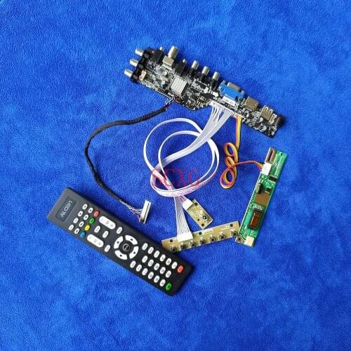 DIY KIT For LTN154P1/LTN154P2/LTN154P3 30 Pin LVDS Signal DVB LCD monitor drive board 1680*1050 AV VGA USB HDMI-compatible 1CCFL
