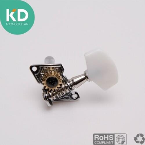 Open-gear Ukulele tuning key 2L/2R per set machine head tuning keys guitar replacement parts