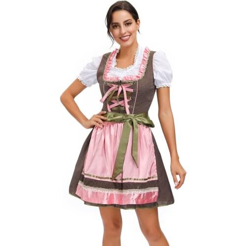 Sexy Women Costume Halloween Oktoberfest Party French Maid Cosplay Servant Fancy Dress Outfit MS1557 MXL