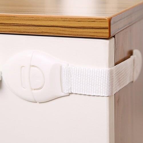 Practical Children Anti Open Drawer Lock Multifunction Baby Anti Pinch Hand Cabinet Lock Baby Safety Protection New Arrival