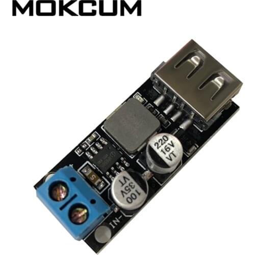 DC-DC Step-Down Module 6V-32V To 3V-12V QC3.0 Fast Charging USB Charger Car Charger Module for Mobile Phone for Car