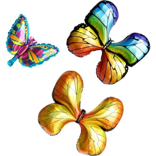 1pc Butterfly Animal Foil Balloons Colourful Jungle Birthday Party Decorations Kids Toys Wedding Decoration Baby Shower Globos