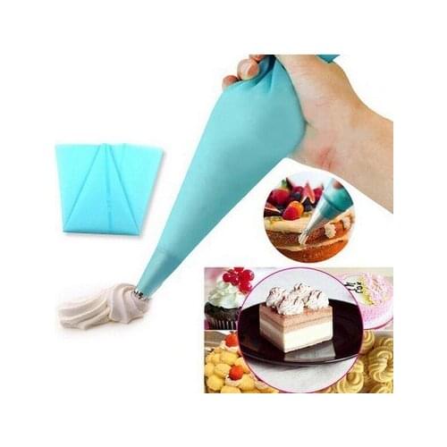 3pcs Silicone Kitchen Accessories Dessert Decorators Bag Icing Piping Cream Pastry Bag Nozzle DIY Cake Baking Decorating Tools