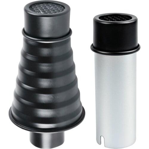 Snoot Photo Studio Accessories Godox AD-S9 Snoot with Honeycomb Grid for WITSTRO Speedlite Flash AD180 AD360 AD200