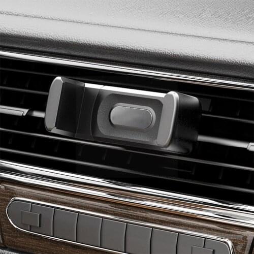 Car Phone Holder For iPhone XR 12 Pro Max 360 Degree Rotation Mount Mobile Phone Holder Air Holder Support Mobile Car Vent