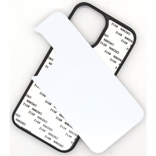 2D Sublimation Blank Case For iPhone 11 12 pro max X Xs Xr XS Max TPU Cover Aluminium Plates and Glue 10pcs/lot