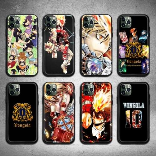 Katekyo Hitman Reborn Phone Case For iphone 12 11 Pro Max Mini XS Max 8 7 6 6S Plus X 5S SE 2020 XR cover