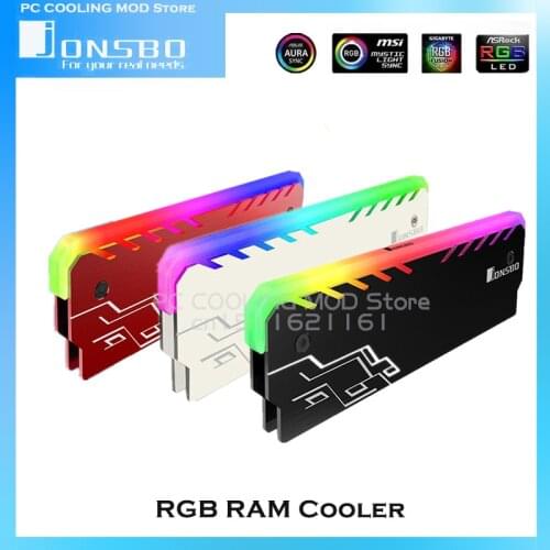 JONSBO RGB Memory Heatsink RAM Cover Shell Aluminum Heat Sink RAM Vest RGB Illuminate