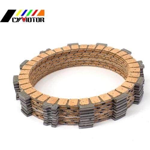 9PCS Motocycle Clutch Friction Plates Disc Set For KAWASAKI ZX600 ZX636 ZR750 ZR750L ZR800A ZR800B KLZ1000 ZX ZR 600 636 750 800