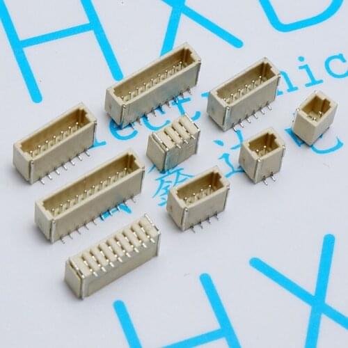 Vertical stick SH 1.0 mm spacing seat needle base connector 2/3/4 /p / 5 6 7 p/ 8 p