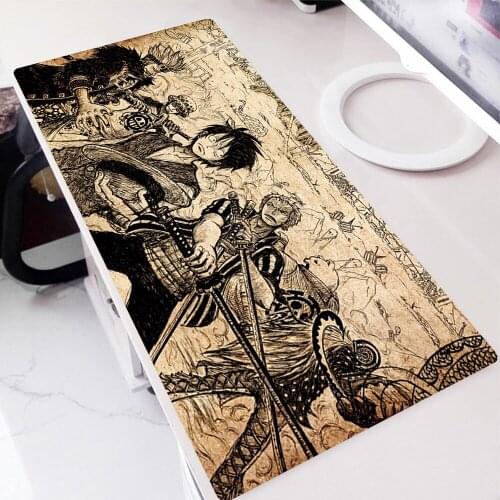 Anime mouse pad gamer carpet notbook computer mousepad One Piece gaming mouse pads gamer keyboard mouse mat laptop mouse pad
