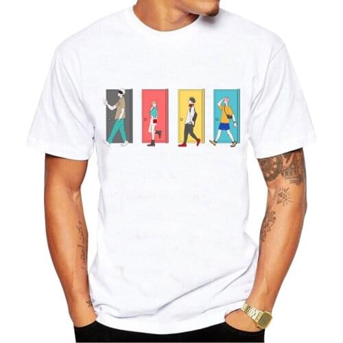 Jujutsu Kaisen anime print Mens tshirt Unisex Short Sleeve Round Collar T shirt Male Streetwear Tops