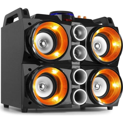 Fenton MDJ200 Party Station 150W battery operated speaker, Bluetooth, MP3/USB, LED lights ref.178.320