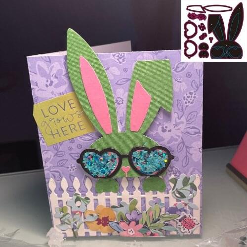 New Easter Bunny metal cutting die scrapbook for photo album paper diy gift card decoration embossed dice