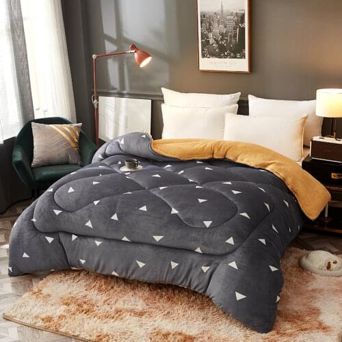 Single Double Bedding Camelhair super warm winter wool quilt comforter/duvet/blanket Lamb Down Fabric Filling