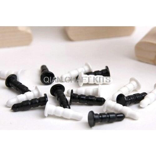 100pcs Clear black white Earphone Jack Dust Plug Flat Top for Cabochon Phone Strap Charm mixed