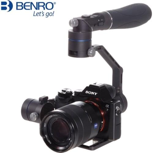 Benro R1 Professional Handheld 3-axis stabilizer for camera and mobile phone Gimbal anti-shake Multifunction Stabilizer