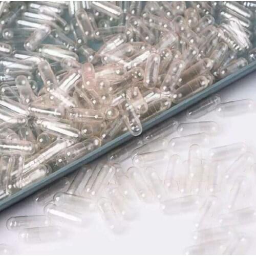 Size 0 empty capsule! 1,000pcs !Clear Transparent empty capsule 0# ,Hard Gelatin Empty Capsules,(Joined or seperated capsule,)