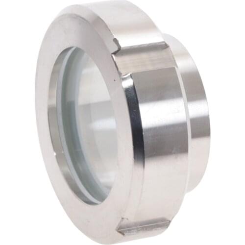 Stainless Steel SS304 Sanitary Sight Glass 1-1/4"-4"(32-102mm) Circular Viewing