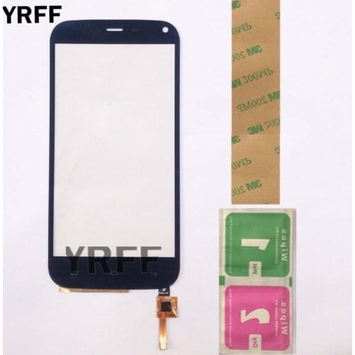 Touch Screen Panel For FLY IQ458 Touch Panel Digitizer Glass Sensor Front Glass For FLY IQ458 Phone Repair Parts Wipes 3M Glue