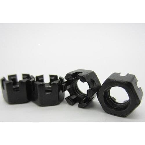 M6 M8 M10 M12 M16 M20 M24 M27 DIN 935 slotted nut hex slotted nut slotted hex nut GB58