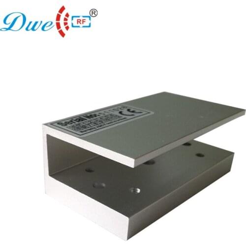 Door transom corner aluminum u-shape mounting metal bracket for access control 70kg magnetic lock