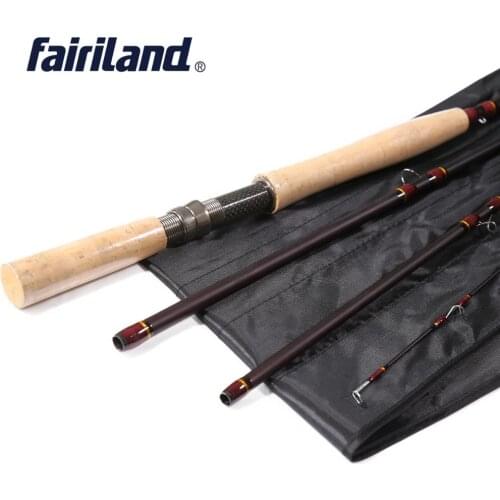 New Arrival Fly Fishing Rod for Big Game 9/10# 11/12# 4.2m/14ft 4 Section Carbon Saltwater Fly Rod Fast Light Fishing pole