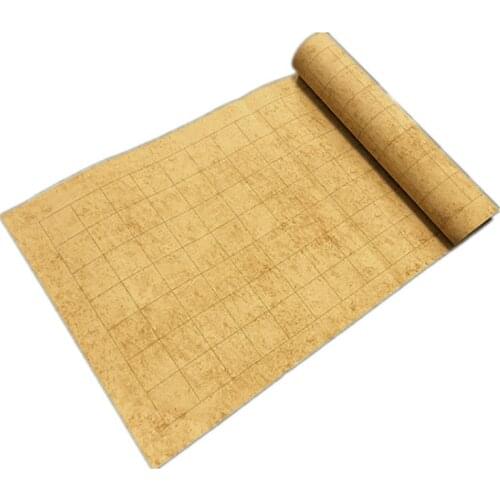 Vintage Batik Xuan Paper Calligraphy Rice Paper Chinese Half-Ripe Xuan Paper with Grids Thicken Rijstpapier Carta Di Riso