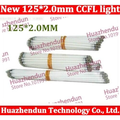 10pcs/lot Free shipping Supper Light CCFL 125 mm * 2.0 mm LCD Backlight Lamp tube 125mm