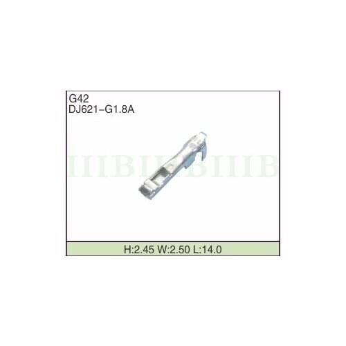 1000 PCS DJ621-G1.8A Car Connector Terminal CD Female Plug Large Spring Pin G42