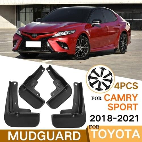4 PCS Mudflap For Toyota Camry sport 2018-2021 Front Rear Car Fender Mud Flaps Guard Splash Flap Mudguards Accessories