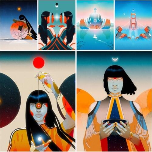 5D DIY New Product Diamond Painting Boutique Cartoon Girl Rhinestone Inlaid Embroidery Home Decoration Can Be Customized